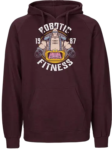 Robotic Fitness - turtle, ninja, krang - Fairtrade Hoodie