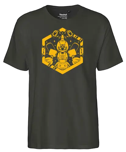 Kabuto Type Robot - bot, gaming, anime - Fairtrade T-Shirt