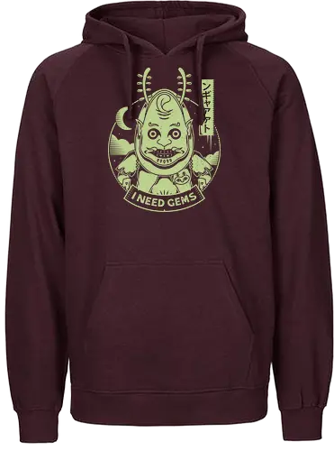 I Need Gems - kingdom, monster, gaming, trs - Fairtrade Hoodie