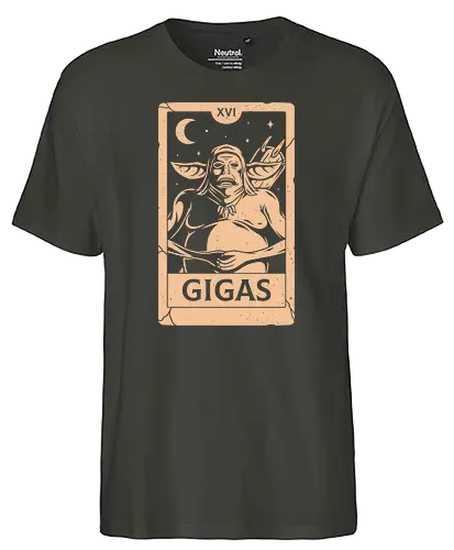 Gigas Tarot Card - final, fantasy, xvi, enemy, gaming, tarot - Fairtrade T-Shirt