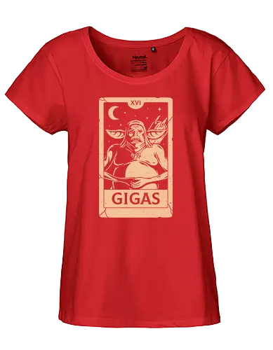 Gigas Tarot Card - final, fantasy, xvi, enemy, gaming, tarot - Fairtrade Girl Shirt