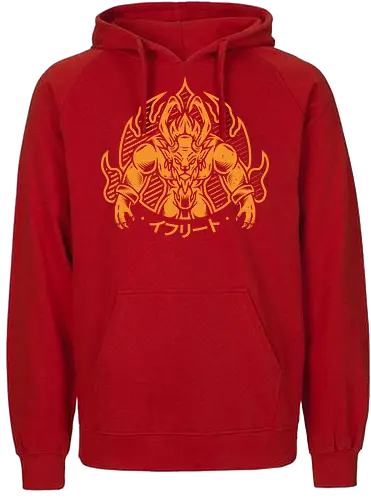Hellfire - final, fantasy, ifrit, fire, esper - Fairtrade Hoodie