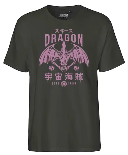 Space Dragon - bounty hunter, monster, dragon, Bounty Hunter - Fairtrade T-Shirt