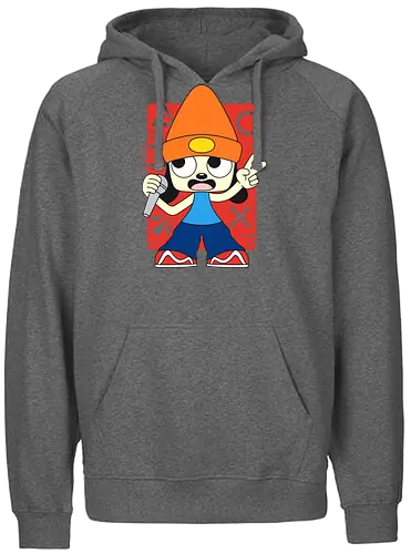 The Rapper - Parappa, gaming, retro, rap, music - Fairtrade Hoodie