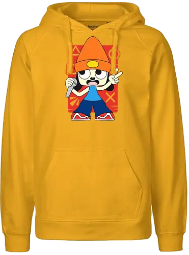 The Rapper - Parappa, gaming, retro, rap, music - Fairtrade Hoodie