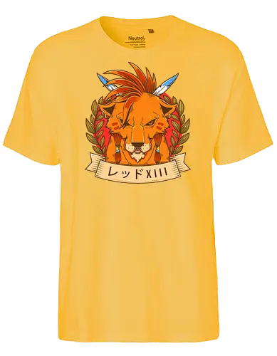 Red XIII Tattoo - final, fantasy, gaming - Fairtrade T-Shirt