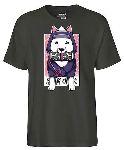 Ninja Dog - cute, ninja, Dogo - Fairtrade T-Shirt