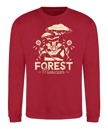 Forest Musician - gaming, kingdom, Hero of Time, Breath - Sweatshirt