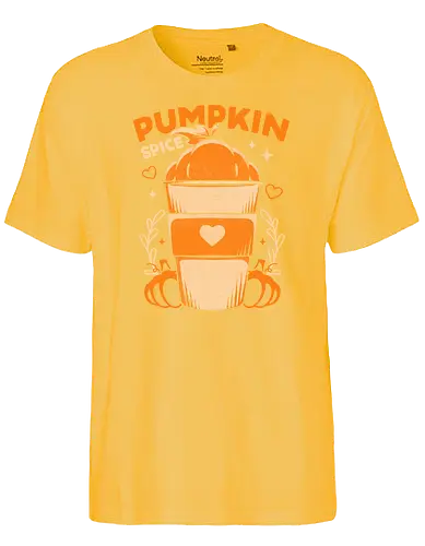 Pumpkin Spice Lover - pumpkin, kürbis, PSL, autumn, herbst - Fairtrade T-Shirt