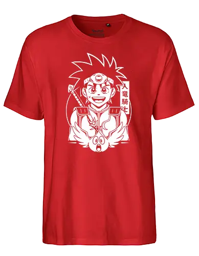 Best Friends - dragon, quest, Slime, gaming - Fairtrade T-Shirt