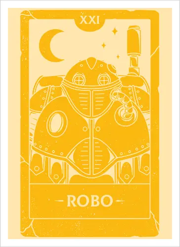 Robo Tarot Card