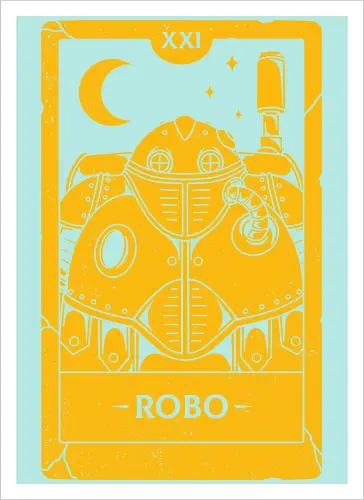 Robo Tarot Card