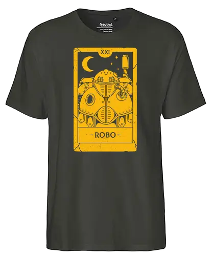 Robo Tarot Card - final, fantasy, companion, tarot - Fairtrade T-Shirt