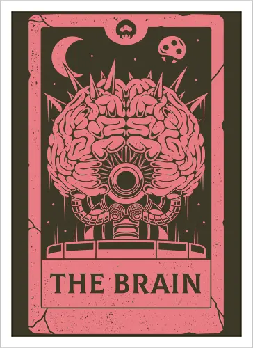 The Brain Tarot Card