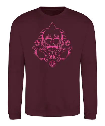 Pink Hair Child - tomba, game, retro - Sweatshirt