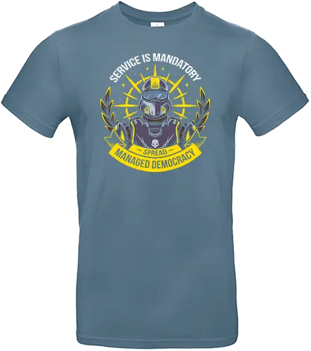Spreading Democracy - hell, diver, bug, alien, shooter, gaming - Standard T-Shirt