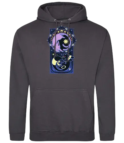 Art of Evolution - pocket, monster, evolution, stars, moon, sun - Standard Hoodie