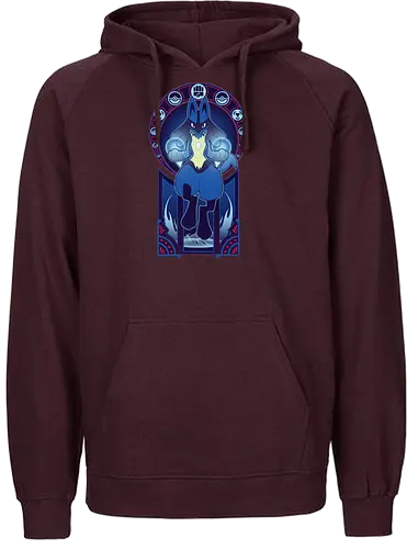 Art of the Fighter - pocket, monster, fighter, kampf, dog - Fairtrade Hoodie