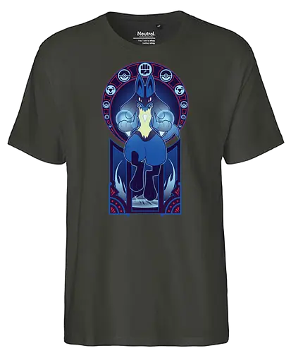 Art of the Fighter - pocket, monster, fighter, kampf, dog - Fairtrade T-Shirt