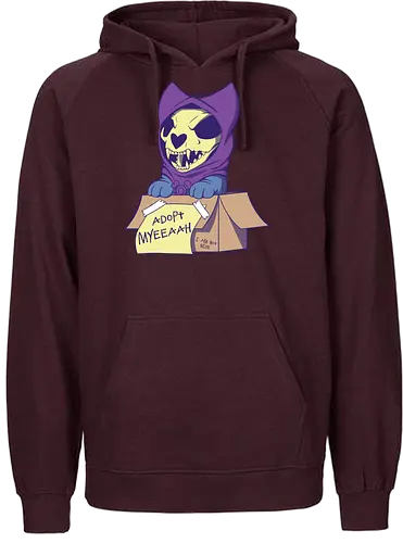 Adopt Myh! - skeletor, myaah, dog, skeleton, Adopt me, Not nice, motu - Fairtrade Hoodie