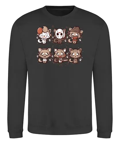 Kawaii Killers - horror, cat, neko, katze, kawaii - Sweatshirt