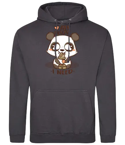 All the love I need - kawaii, panda, pizza, gaming, love - Standard Hoodie