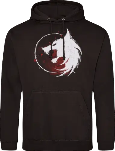 White Wolf - witcher, wolf, serie, gaming, white - Standard Hoodie