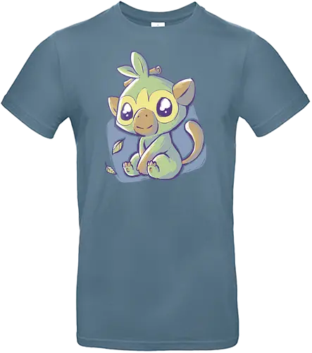 Grass Monkey - pocket, monster, starter, grass, pflanze, affe, monkey - Standard T-Shirt