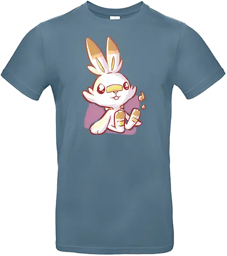 Fire Bunny - pocket, monster, starter, feuer, bunny, hase, kaninchen - Standard T-Shirt