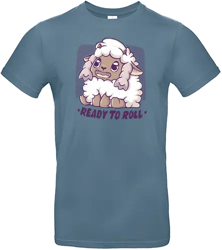 Ready to Roll - pocket, monster, sheep, schaf, fluffy, cute - Standard T-Shirt