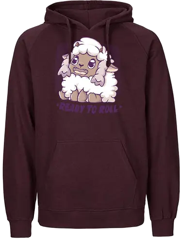 Ready to Roll - pocket, monster, sheep, schaf, fluffy, cute - Fairtrade Hoodie