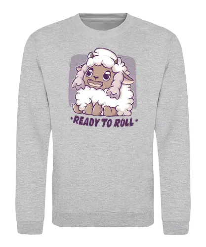 Ready to Roll - pocket, monster, sheep, schaf, fluffy, cute - Sweatshirt