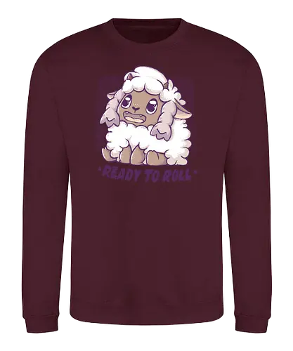 Ready to Roll - pocket, monster, sheep, schaf, fluffy, cute - Sweatshirt