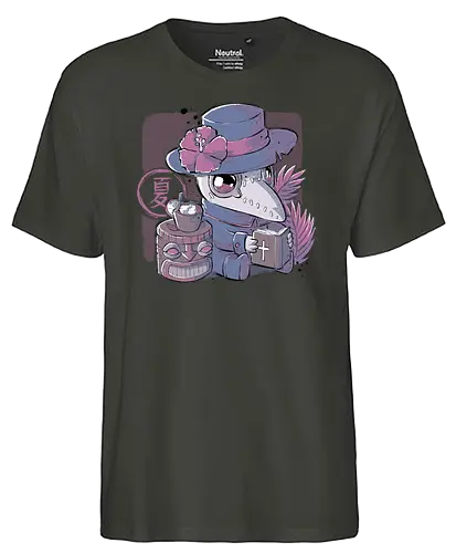 Summer Plague Doctor - Plague, Pest, Pestdoktor, Pestvogel, mask, maske, Corona - Fairtrade T-Shirt