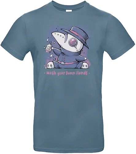 Wash Your Damn Hands - Plague, Pest, Pestdoktor, Pestvogel, Corona - Standard T-Shirt