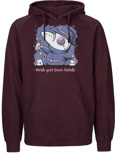 Wash Your Damn Hands - Plague, Pest, Pestdoktor, Pestvogel, Corona - Fairtrade Hoodie