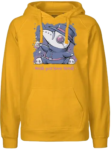 Wash Your Damn Hands - Plague, Pest, Pestdoktor, Pestvogel, Corona - Fairtrade Hoodie