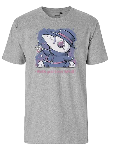 Wash Your Damn Hands - Plague, Pest, Pestdoktor, Pestvogel, Corona - Fairtrade T-Shirt