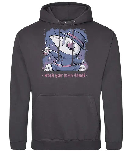 Wash Your Damn Hands - Plague, Pest, Pestdoktor, Pestvogel, Corona - Standard Hoodie