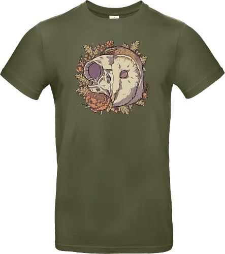 Autumn Barn Owl Skull