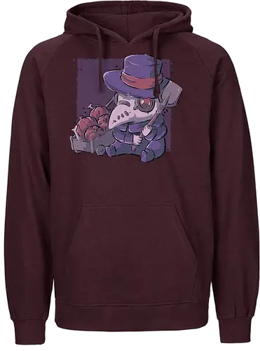 Halloween Plague - Plague, Pest, Pestdoktor, maske, halloween, pumpkin, kürbis - Fairtrade Hoodie