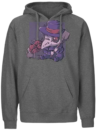 Halloween Plague - Plague, Pest, Pestdoktor, maske, halloween, pumpkin, kürbis - Fairtrade Hoodie