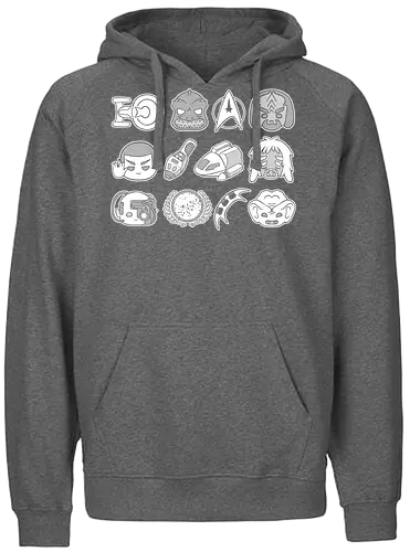 Trek Lover - cute, scifi, series, movie, universe, trek, chibi - Fairtrade Hoodie