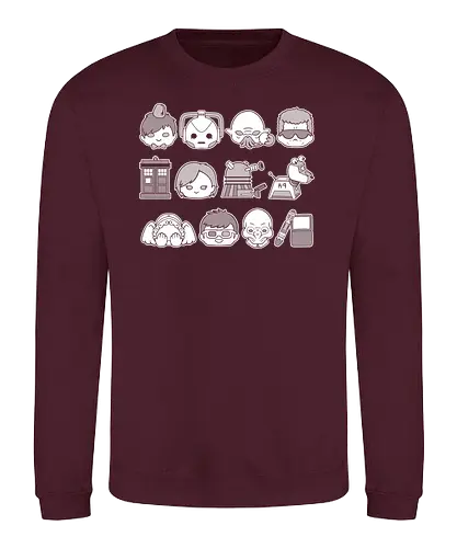 Who Lover - who, doctor, love, cute, chibi, tv, series, scifi - Sweatshirt
