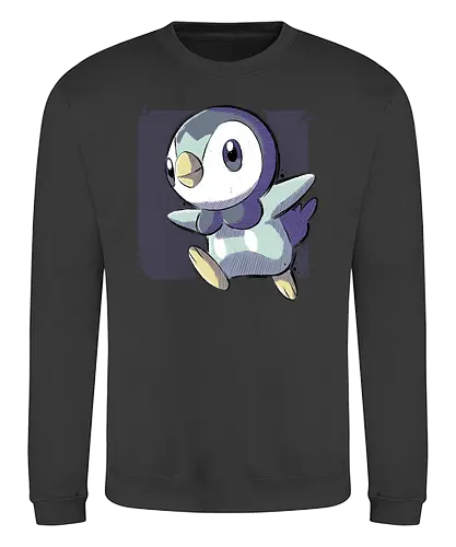 Water Penguin - wasser, pinguin, starter, pocket, monster - Sweatshirt