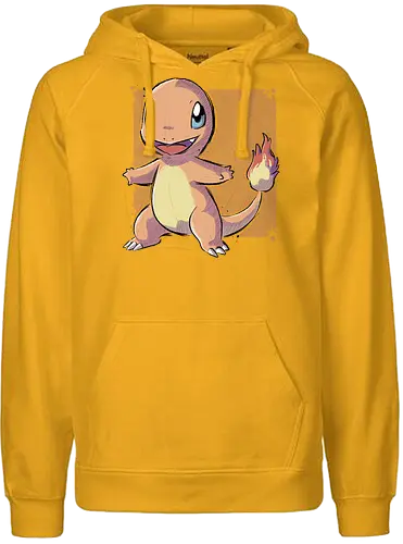 Fire Lizard - Fire Lizar, pocket, monster, gaming - Fairtrade Hoodie