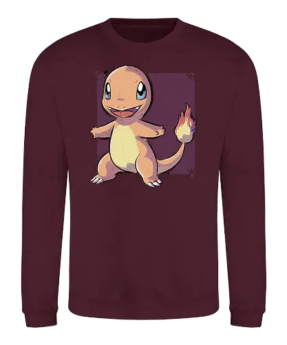 Fire Lizard - Fire Lizar, pocket, monster, gaming - Sweatshirt