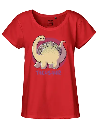 Tacosaur - dino, dinosaurier, taco, snack - Fairtrade Girl Shirt