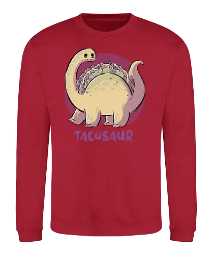 Tacosaur - dino, dinosaurier, taco, snack - Sweatshirt