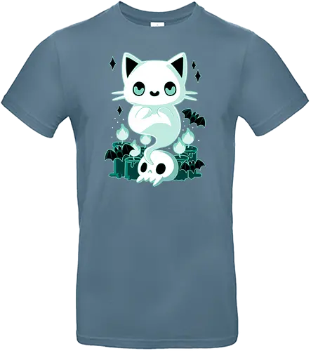 Ghost Cat - ghost, geist, katze, cat, Spoopy, halloween - Standard T-Shirt